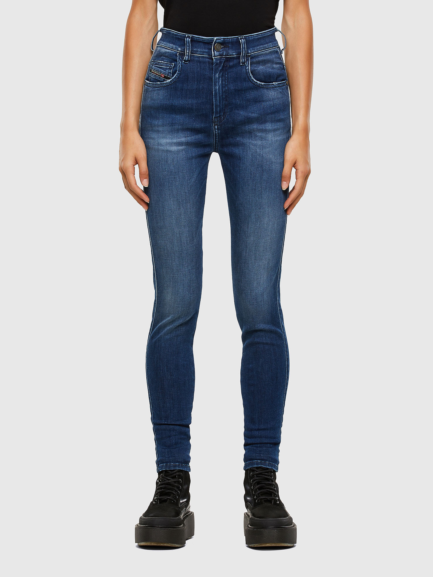 5P HLAČE 54 D-SLANDY-HIGH  L.32 TROUSERS 00SEWL